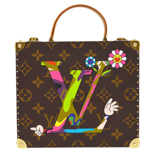Louis Vuitton * 2007 MOCA Limited Jewelry Case Monogram LV Hand M92477