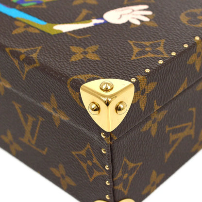 Louis Vuitton * 2007 MOCA Limited Jewelry Case Monogram LV Hand M92477