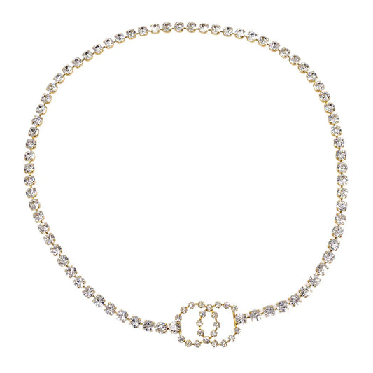 ★Chanel 1995 Cristal＆Gold Chain带