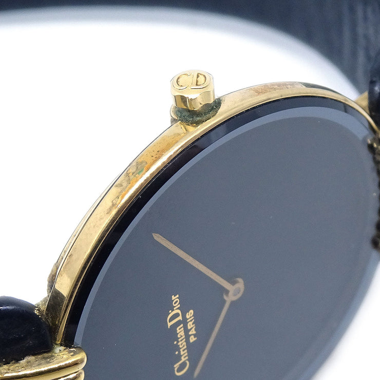 克里斯蒂安·迪奥·巴格（Christian Dior Bagheera）黑色月亮石英手表