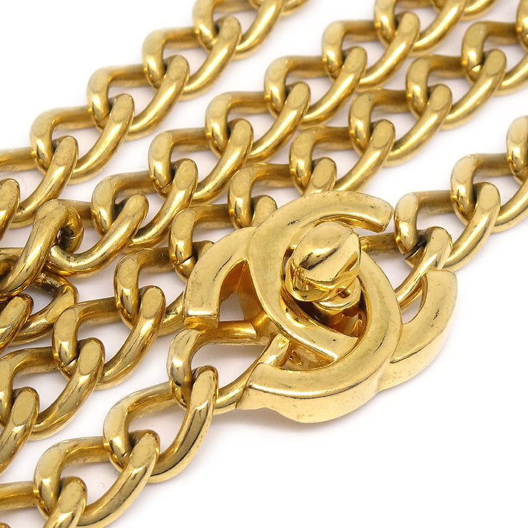 CHANEL 1997 CC Turnlock Gold Necklace – AMORE Vintage Tokyo