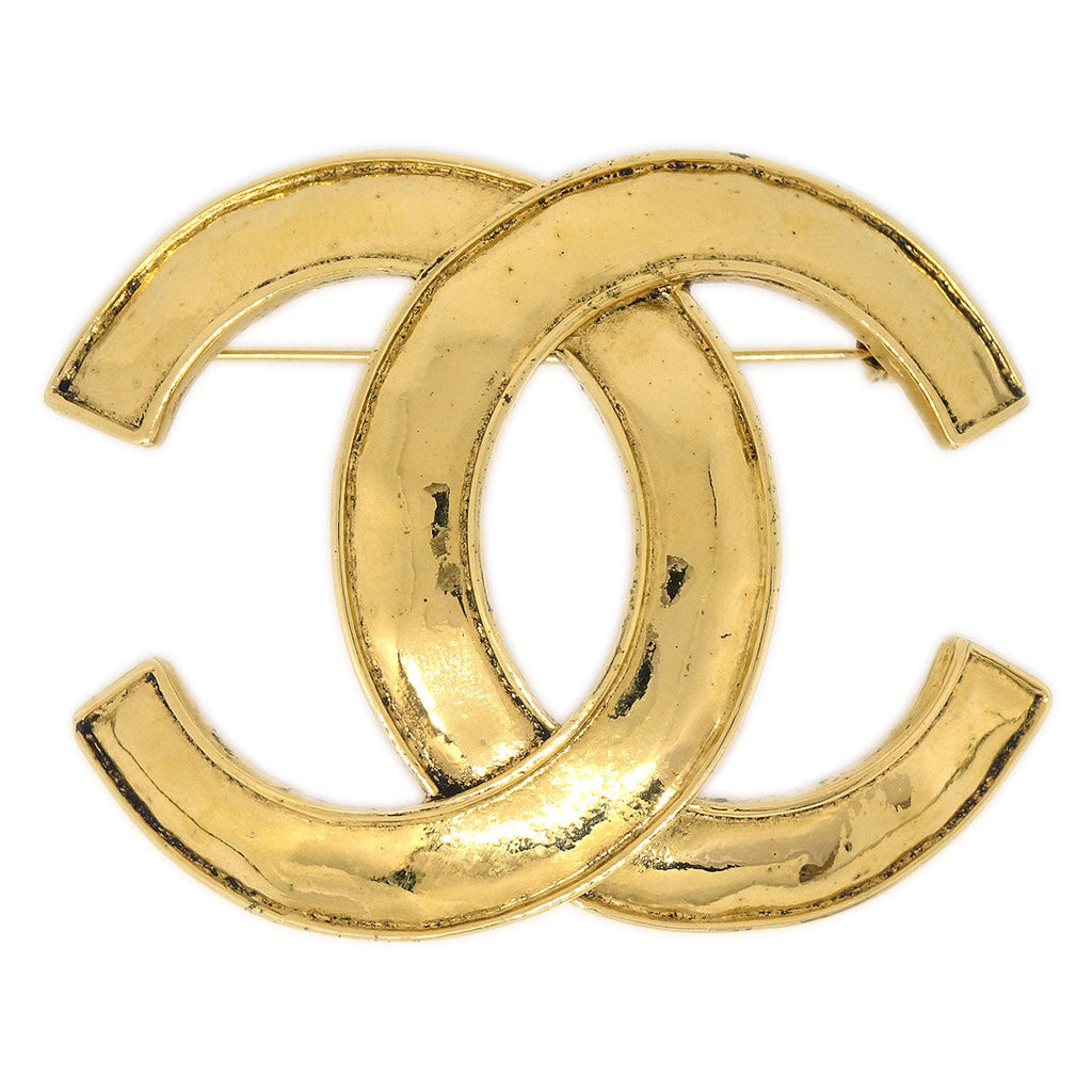 Chanel 1994 Woven CC Brooch Pin Gold 1262 – AMORE Vintage Tokyo