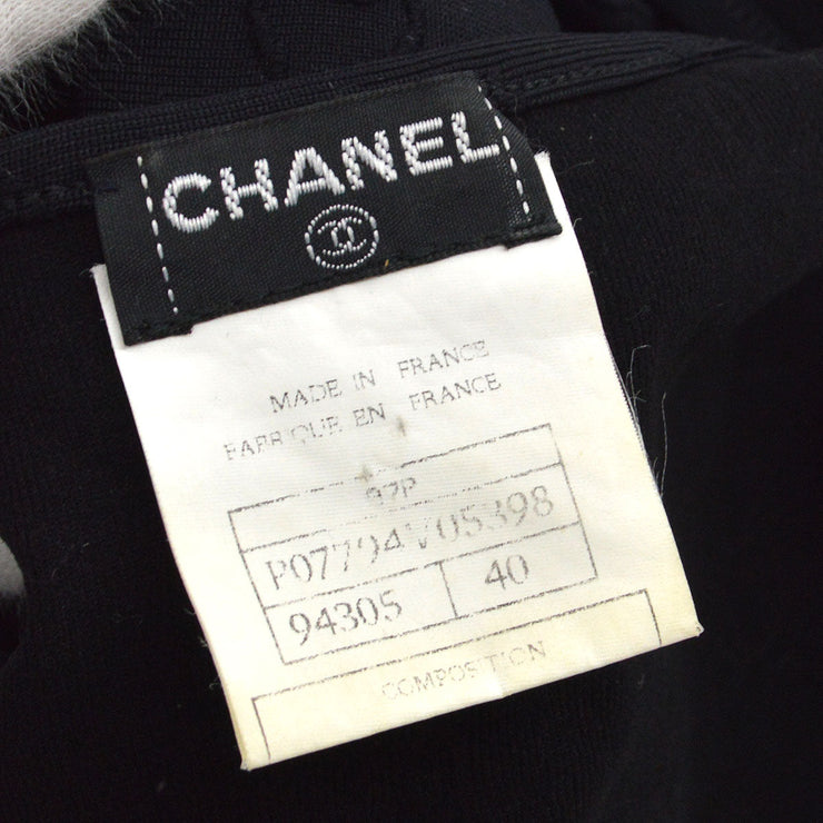 Chanel 1997 Spring CC徽标插播的裁剪T恤＃40
