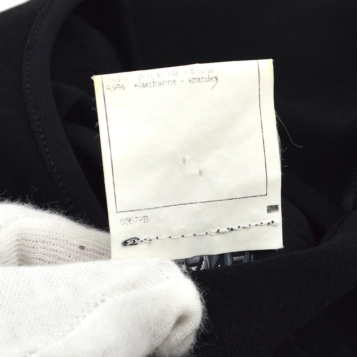 Chanel 1997 Spring CC logo-embroidered cropped T-shirt #40