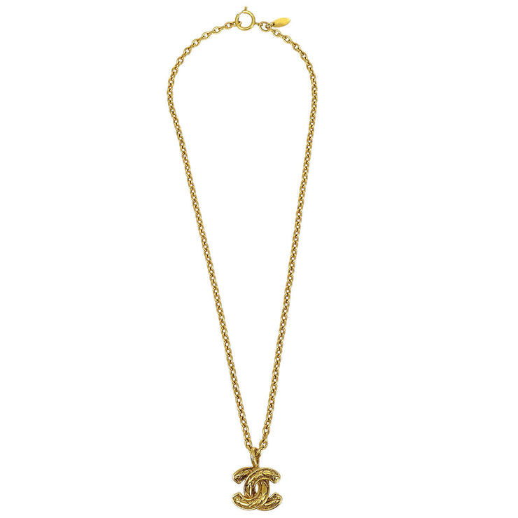 CHANEL Quilted CC Chain Necklace 3858