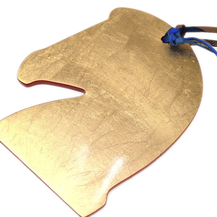 HERMES Samarcande Horse Head Bag Charm Gold Small Good – AMORE Vintage Tokyo