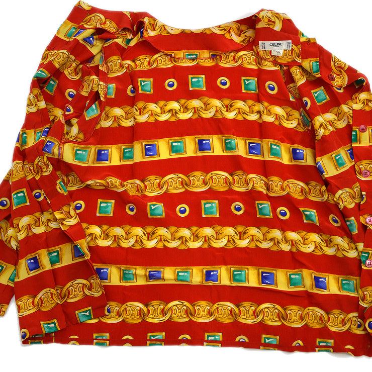 CELINE jewel print blouse