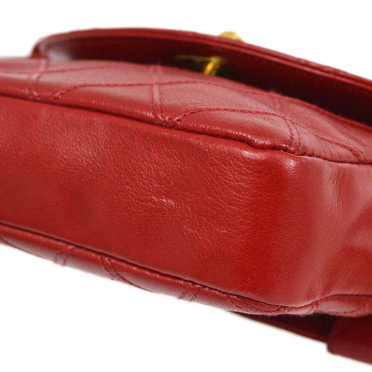 CHANEL 1980s Cosmoline Belt Bag Red Lambskin #75 – AMORE Vintage Tokyo
