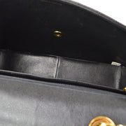 Chanel * 1994-1996 Black Caviar Jumbo Vertical Stith Classic Flap