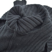 Chanel 1996徽标点肋式羊绒套头衫＃40