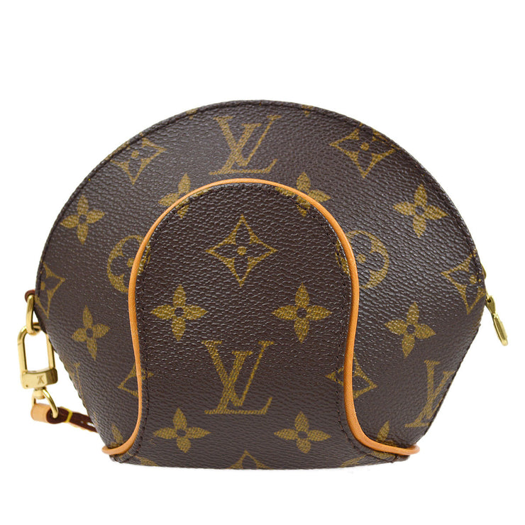 Louis Vuitton 2005 Mini Ellipse Pouch Bag Monogram M51129