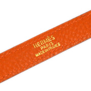 Hermes Kelly Bag Strap Orange Taurillon Clemence