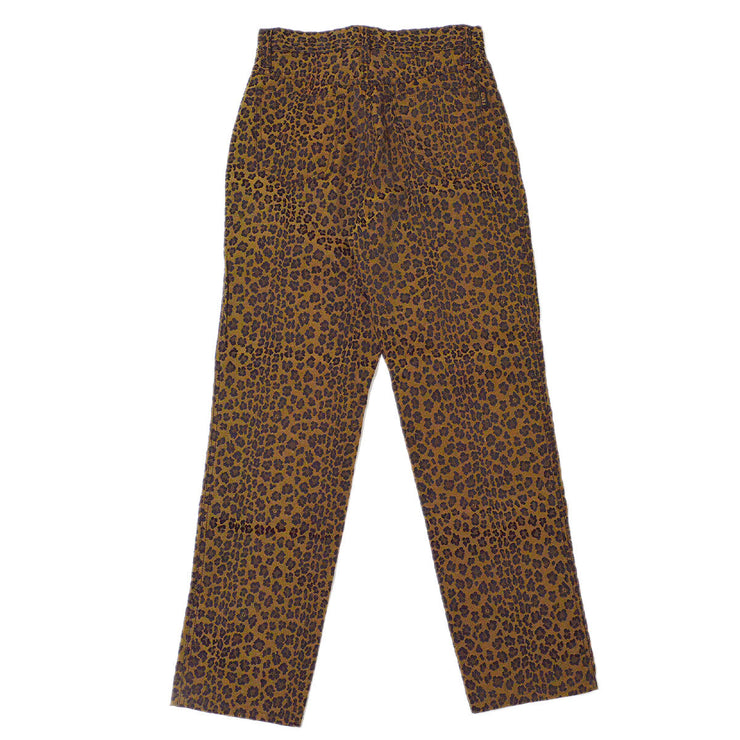 FENDI leopard printed straight trousers #42