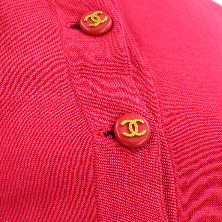 Chanel 1990s logo button polo shirt #38