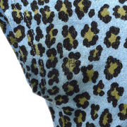FENDI 80s leopard print V-neck T-shirt #42