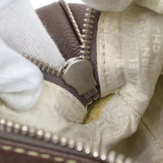香奈儿（Chanel）2003-2004棕色鱼子酱徽标肩袋