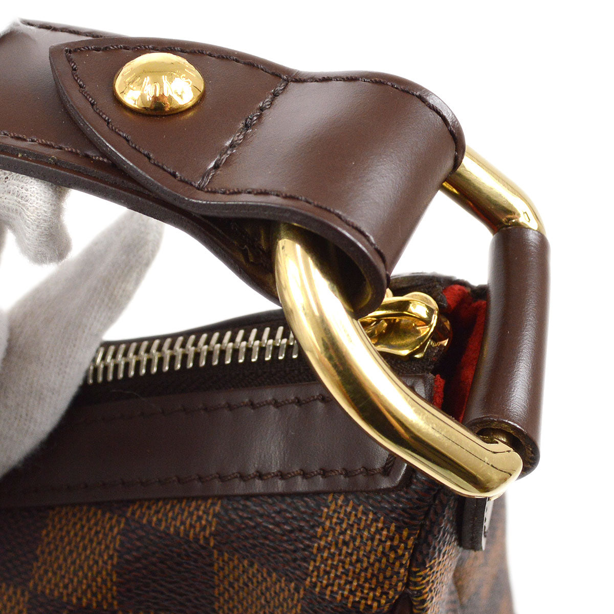 Louis Vuitton 2000 Damier Highbury Shoulder Bag N51200