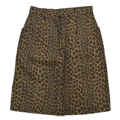 Fendi Leopard Skirt Brown＃42