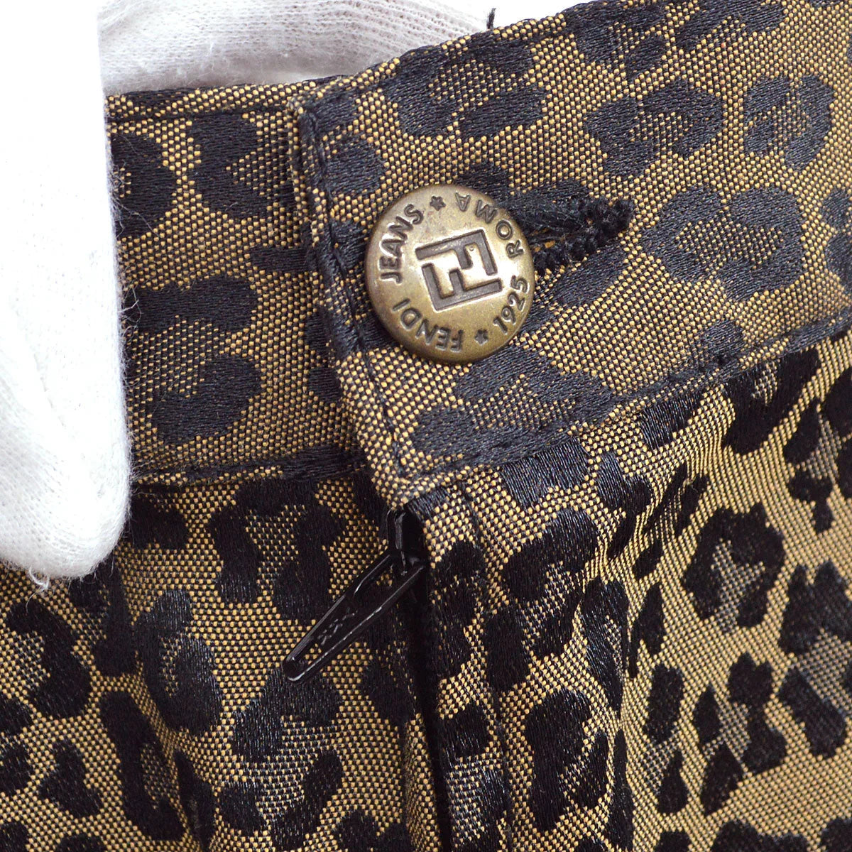 Fendi Leopard Skirt Brown＃42