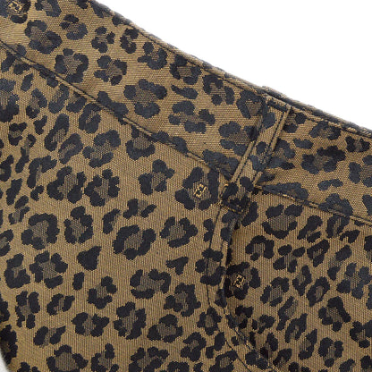 Fendi Leopard Skirt Brown＃42