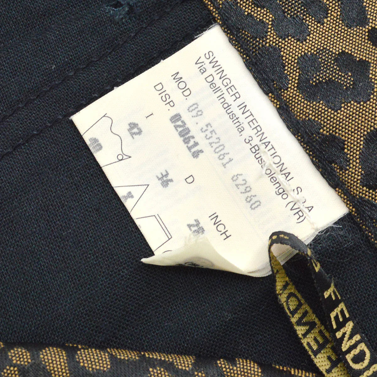 Fendi Leopard Skirt Brown＃42