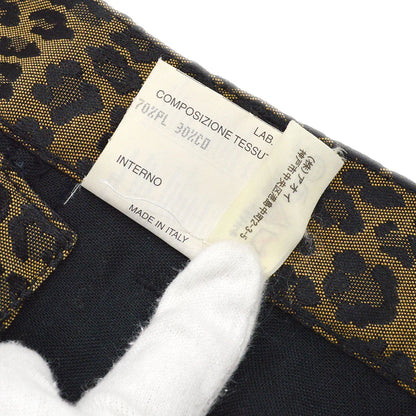 Fendi Leopard Skirt Brown＃42