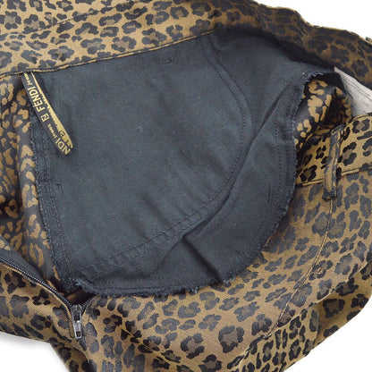 Fendi Leopard Skirt Brown＃42