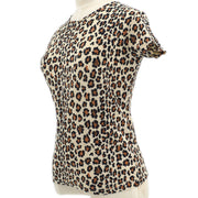 Fendi Leopard T恤米色＃44