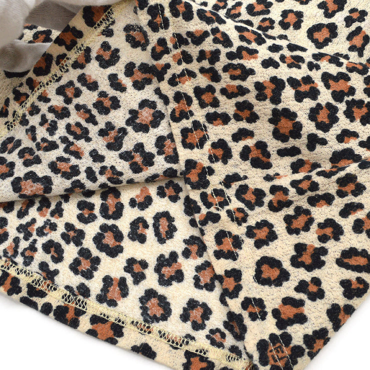 Fendi Leopard T恤米色＃44