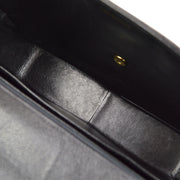 CHANEL 1994-1996 Black Caviar Vertical Classic Flap Jumbo