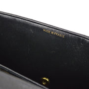 CHANEL 1994-1996 Black Caviar Vertical Classic Flap Jumbo