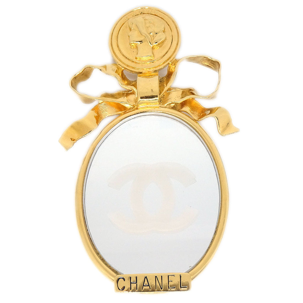 CHANEL Bow Mirror Brooch Pin Gold – AMORE Vintage Tokyo