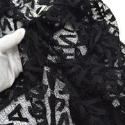 Chanel 1998 Logo-lettering Lace Cardigan＃38