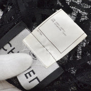 Chanel 1998徽标字母蕾丝开衫＃38