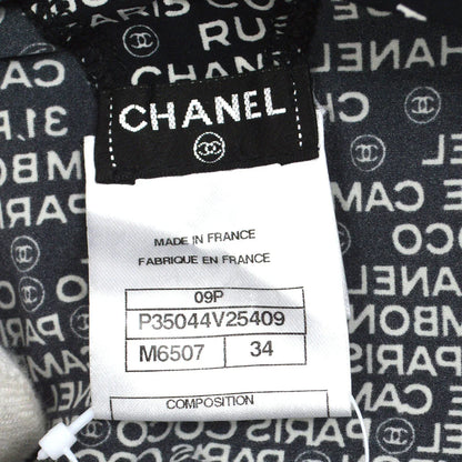 Chanel 2009春季徽标印刷V领T恤＃34