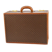 CELINE M08 Macadam Travel Bag Trunk Case Brown