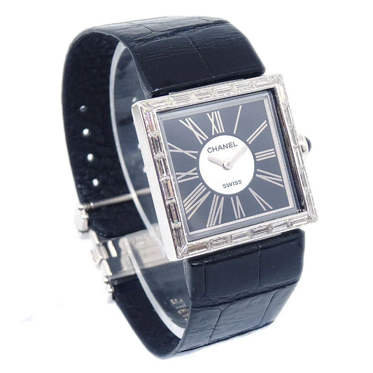 Chanel Matelasse Watch 18KWG Diamond