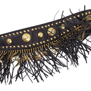 GIANNI VERSACE Medusa Belt Black #80