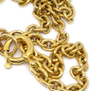 Chanel Medallion Gold Chain Necklace 94A