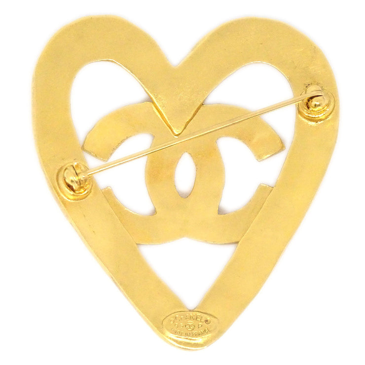 Chanel 1995 Heart Brooch