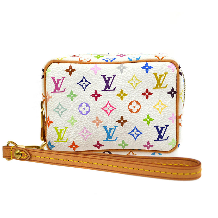 LOUIS VUITTON Pouch Mini Bag Trousse Wapiti White Multicolour M58033