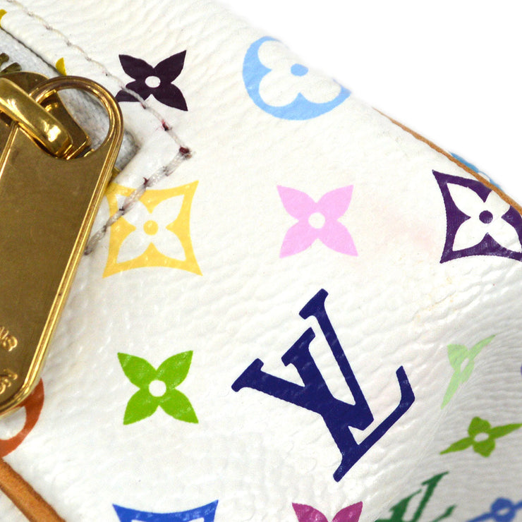 Louis Vuitton Monogram Multicolor Trousse Wapity Pouch White M58033