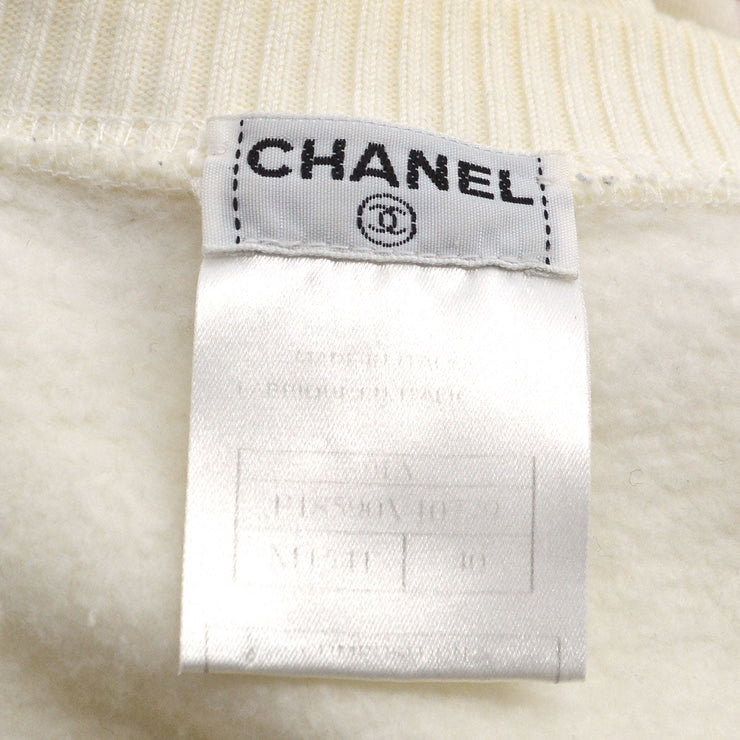 Chanel 2001 Mademoiselleプリントスウェットシャツ＃40