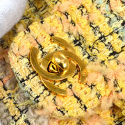 CHANEL 1994 Yellow Tweed Handbag Set