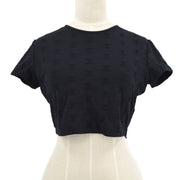 Chanel 1997 Black Cropped Top