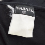 Chanel spring 1997 CC logo-embroidered cropped T-shirt
