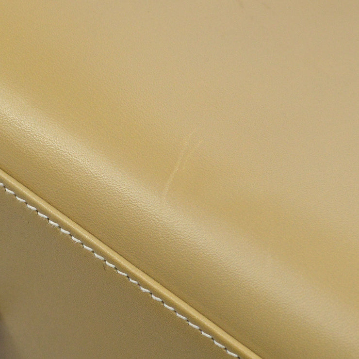 HERMES Kelly Bag 32, beige colored calf leather , fixtur…