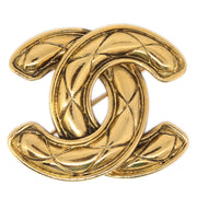 CHANEL Quilted CC Brooch Large 1152