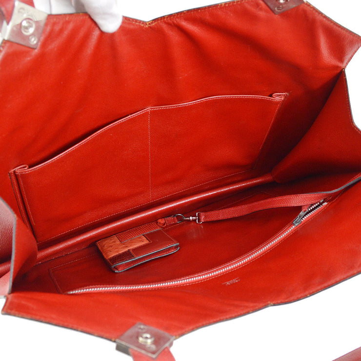 Hermès Vintage Courchevel Evelyne I 29 - Red Crossbody Bags