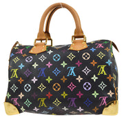LOUIS VUITTON 2004 SPEEDY 30 MONOGRAM MULTICOLOR M92642